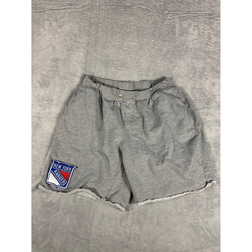 Calhoun New York Rangers NHL Men's Shorts M Gray 100% Cotton Licensed